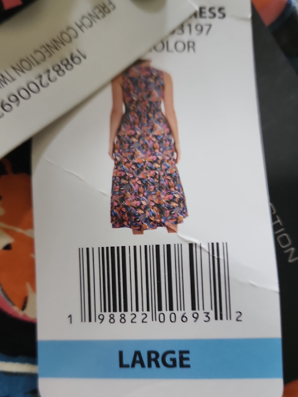 FRENCH CONNECTION Floral Maxi Dress 100% Cotton - Picture 9 of 9